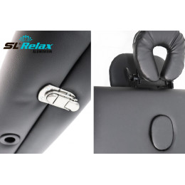 Массажный стол складной Aluminium чёрный BM2723-1 - Start Line 